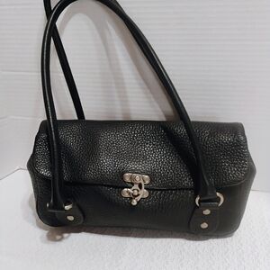 Cynthia Rowley Black Textured Shoulder Bag